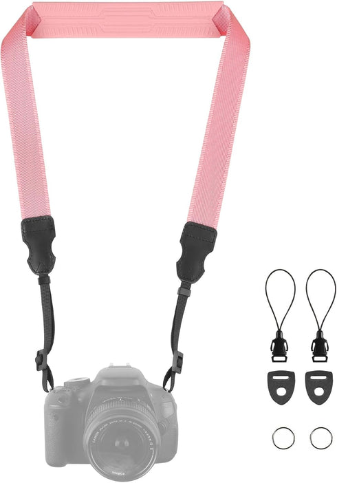 FIEIL Neck Strap Silicone Camera Straps - Padded Camera Strap, 1.5" Wide