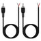 Adaptermvp RCA to Bare Wire Cable, (2 Pack 20AWG 6.6 ft) Replacement RCA