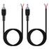 Adaptermvp RCA to Bare Wire Cable, (2 Pack 20AWG 6.6 ft) Replacement RCA