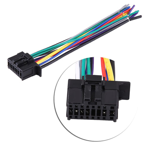 Stereo Radio Wire Harness Cable, 16 Pin Car Stereo Power Speaker Wire for Pioneer 2350 in-Vehicle Technology