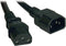 Tripp Lite Computer Power Extension Cord, 13A, 16AWG, 5-ft (IEC-320-C14 to IEC-320-C13)