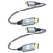 4K Short Mini HDMI to HDMI Cable 1FT 2-Pack, HDMI to Mini