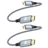 4K Short Mini HDMI to HDMI Cable 1FT 2-Pack, HDMI to Mini