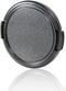 Sides Pinch Snap-On Front Lens Cap/Cover for Canon, Nikon, Sony, Fujifilm, Pentax All DSLR Lenses (25 MM)