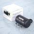 Retractable Car Backseat 3 in 1 Multi Charging Station Box with USB Type C Cables for iPhone, Samsung, Android