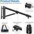 EMART Adjustable Ring Light Wall Mount Boom Arm, 51 in/130cm Overhead Light Stand for Camera, Photography Lighting