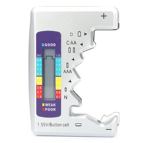 AUNMAS Digital Battery Tester, Universal Battery Checker for AAA C D 9V 1.5V Household Batteries