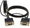 Cables Direct Online 6FT SVGA + Audio Monitor Cable - Male to Male VGA to VGA 1080P for PC, Projector, Laptop, TV