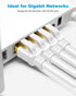 8 1.5ft, 3ft 6ft 10ft 15ft 20ft 25ft 30ft 40ft 50ft 65ft 100ft RJ45 (1.5ft DDMALL CAT Ethernet Cable High Speed