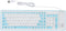 EBTOOLS Foldable Silicone Keyboard, 103 Keys USB Wired Waterproof Roll-Up Keyboard for PC Laptop, Blue
