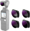 NEEWER Magnetic ND/PL Filter Kit for DJI Osmo Pocket 2 / 1, 4-Pack ND8/PL, ND16/PL, ND32/PL, ND64/PL Filter