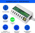 USB Charging Station, 60W/12A 7-Port USB Charger with LED Display for Multiple Devices, PD20W USB C Charger (White)