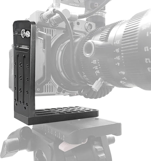 DFCINE Camera L Bracket Vertical Horizontal Switching Tripod Quick Release Plate, DSLR Camera L Vertical Clapper