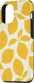 Fresh Citrus Vibes Minimalist Fruit Pattern Ideas Summer 12/12 Yellow Lemon Pattern Floral Minimal Citrus Cute Case