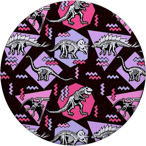 PopSockets PopGrip Cool Dinosaurs Pattern Design Dino Gifts For Kids On Black: Swappable Grip for Phones & Tablets