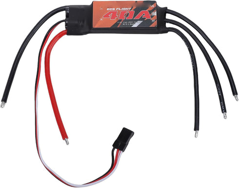 40A 2-4S AM32 Zunate Brushless ESC for Fixed Wing Quadcopters and Multirotor, LiPo Support with BLHeli and Open Source