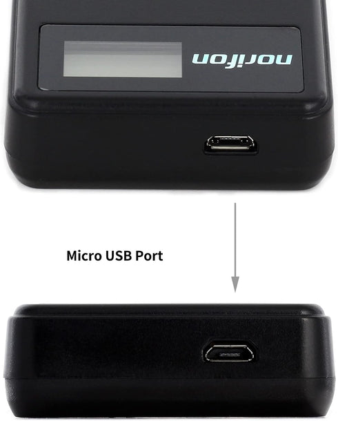 EN-EL12 LCD USB Charger for Nikon Coolpix AW130, AW100, AW120, AW110, S6200, S6300, S8100, S8200, S9100, S9300, S9500,
