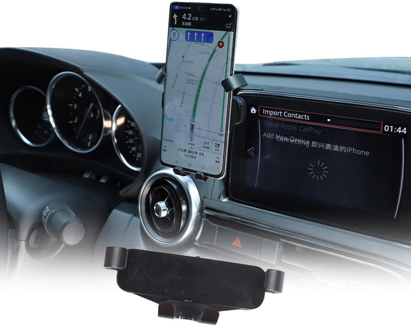 Car Navigation Screen Mobile Phone Holder for Mazda MX-5 ND 2015-2023, Handsfree Car Phone Stand