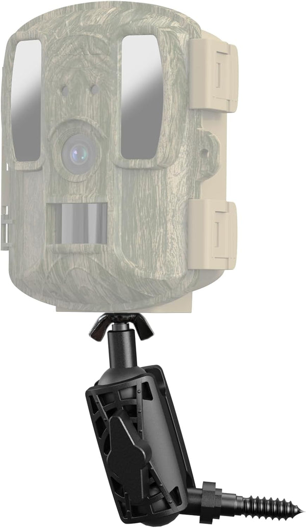 Adjustable Trail Camera Tree Mount, Outdoor Mounting Bracket Holder with Double 360 Swivel Tilt Ball Joints