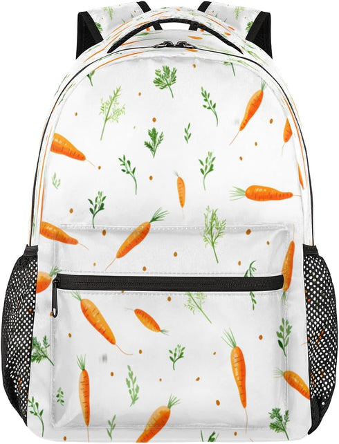 Aglebo Backpack Backpack 16x11.4x8 inch Daypack Pack Funny Carrot Travel for Men Women Casual Cute Laptop Lightweight