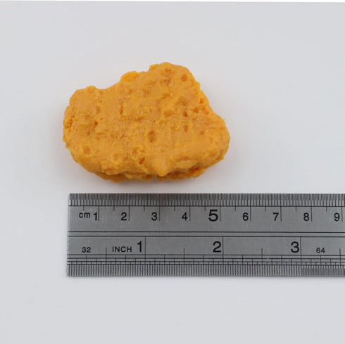 6 Pcs Artificial Chicken Nuggets, Realistic Fake Food Prop PVC Model Fake Fried Chicken Chunks for Restaurant, Kitchen