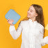 Cayeelu 6-7 Inch Padded Sleeve Pouch for eBook/E-Reader/Kindle Paperwhite/Kindle Oasis (Misty Blue-PU)
