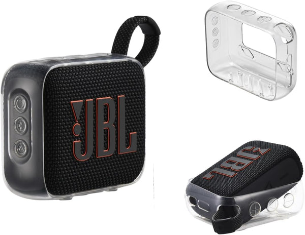 Silicone Cover for JBL GO 4 Bluetooth Speaker, Portable Mini Bluetooth Speaker Case