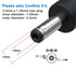 3Pack 6FT 5V DC Power Cord, USB to DC 3.5mm x 1.35mm Barrel Jack Adapter Connector Charging Cable