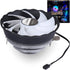 1500RPM CPU Fan, 120MM Aluminum Extruded Cooling Fan for Computer CPU Cooling, Intel LGA 1155 1151 775 1366 (Fixed RGB)
