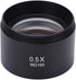 WD165 0.5X Objective Lens, Wide Field Magnification Microscope Lens for Laboratory Use