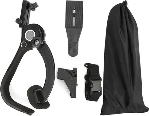 DSLR Camera Shoulder Mount, Black Shock Absorber Stabilizer Rig for Professional Video Photography