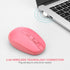 Rii Wireless Mouse RM700 - 2.4G Silent Computer Mouse with USB Nano Receiver, Pink