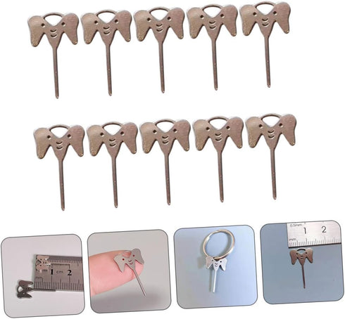 40pcs HOMSFOU Sim Card Ejector Needles Phone Sim Tray Remover Tool for Smartphones Compatible Models Easy to Use