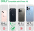 Muntinfe 13 13 6.1 inch, for iPhone Case with HD Screen Protector & Slide Camera Cover & Rotated Ring Kickstand