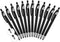 12 Pack Black Stylus with Ball Point Pen for iPad Mini, iPad 2/3, New iPad, iPhone 5 4S 4 3GS, iPod Touch, Motorola Xoom, Xyboard, Droid, Samsung Galaxy Asus (12 Pack Black)