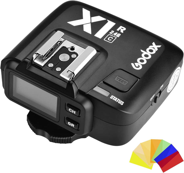 Godox X1R-C E-TTL 2.4G Wireless Remote Flash Trigger Receiver, Compatible for Canon Camera, 1/8000s, 32 Channels