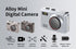WANDMANICOS 1080P 32GB 0.96IPS Retro Mini Digital Camera HD Video RecorderPortable Keychain Video Camera with Card