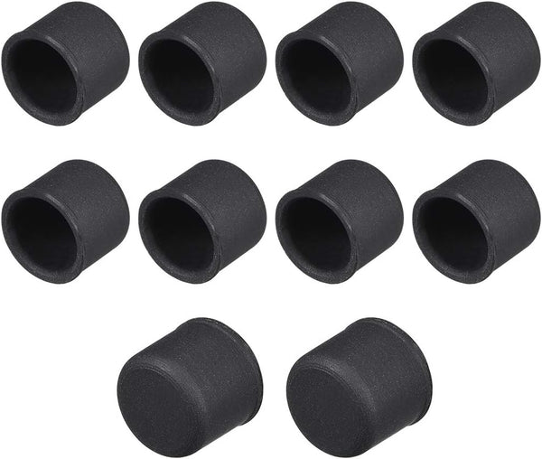 uxcell 10pcs RCA Silicone Port Protectors, Anti Dust Cap Cover, 8mm Dia Black