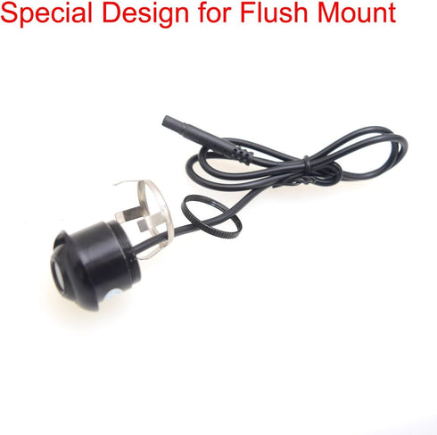 Front View Camera for Car, Auto Forward Camera Screw Bumper Mount, Universal Fit Non-Mirror Image without Grid Lines