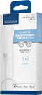 INSIGNIA USB to Lightning Charge/Sync Cable for iPhone iPad iPod, 1 ft, Moon Grey