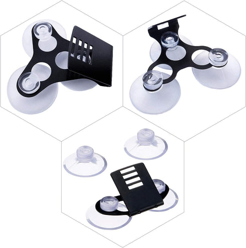 HSTECH 10 Pcs Radar Detectors Suction Cups for Clear Cobra Escort and Beltronics Radar Detector Mount