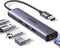 UGREEN USB to Ethernet Adapter, 5 in 1 Hub with Gigabit RJ45, 3 USB 3.0 Ports, USB-C Power for Laptop