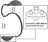Jiulory -3 Packs Cable Holder - Cord Organizer - Cable Management Clips - Wire Holder System Multipurpose Cable Clips