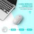 JOYACCESS Bluetooth Mouse, 2.4G Wireless Dual Mode Mouse for Laptop, MacBook, Windows, and Android - Gray