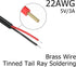 YAODHAOD Mini USB Male Pigtail Power Cable, 5V 3A Mini USB to 2 Pin Open End for USB Equipment, 1M/3.3FT