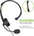 Cellet Wired Hands Free Headphones with 3.5mm Jack, Compatible with Computer, Cellphone, PC, Skype, Webinar, Smart