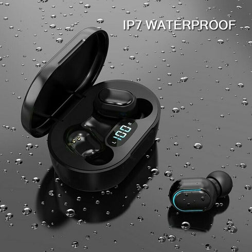 Wireless Earbuds Bluetooth 5.3 Headphones with HiFi Deep Bass, 120H Playtime, IPX7 Waterproof, True Wireless Earphones