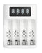 EBL LCD Battery Charger AA AAA Rechargeable Battery Charger - 4 Bay Smart