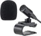 3.5mm Car Microphone with 9.85 Feet Cable, External Assembly Mic for Vehicle Head Unit Bluetooth Enabled Stereo