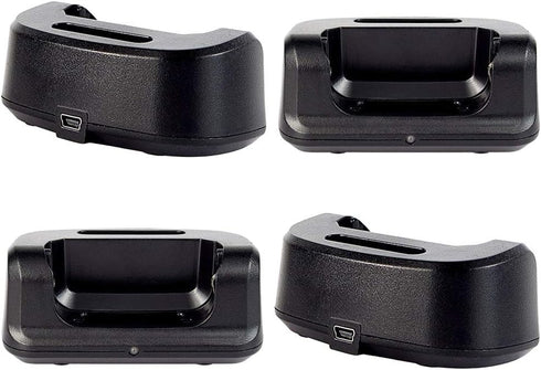WLN KD-C1 Charger Base for Luiton LT-316 Retevis RT22 Zastone X6 Walkie Talkie 4 Pack (Without USB Cable)